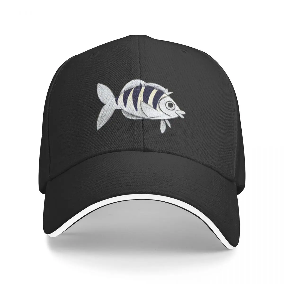 

Creepy Fish Baseball Cap Uv Protection Solar Hat foam party Hat Mens Caps Women's