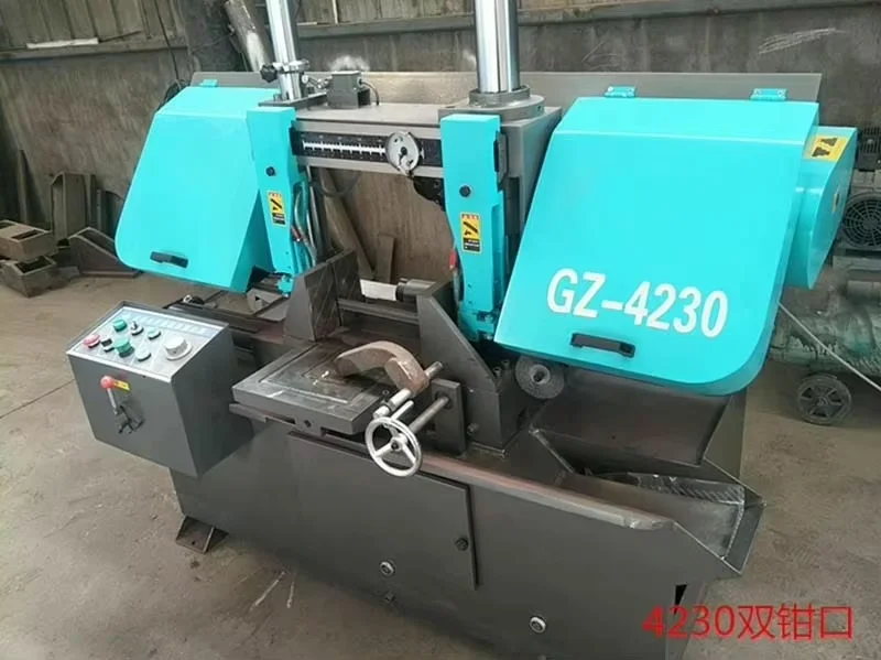 Automatic Band Saw Machine Metal Cutting Machinery Full Tracking Service GZ4230 CNC Band Saw Machine