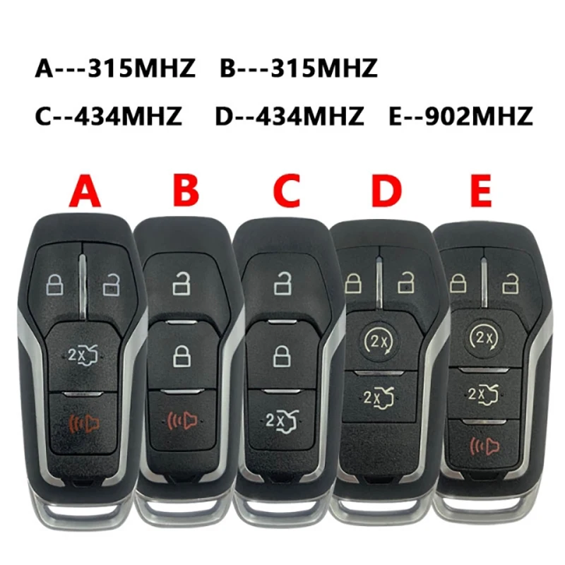 CN018122 Keyless Remote 164-R8109 For Ford Edge Explorer Fusion Mustang 2015-2017 Car Key Fob 315MHZ M3N-A2C31243300