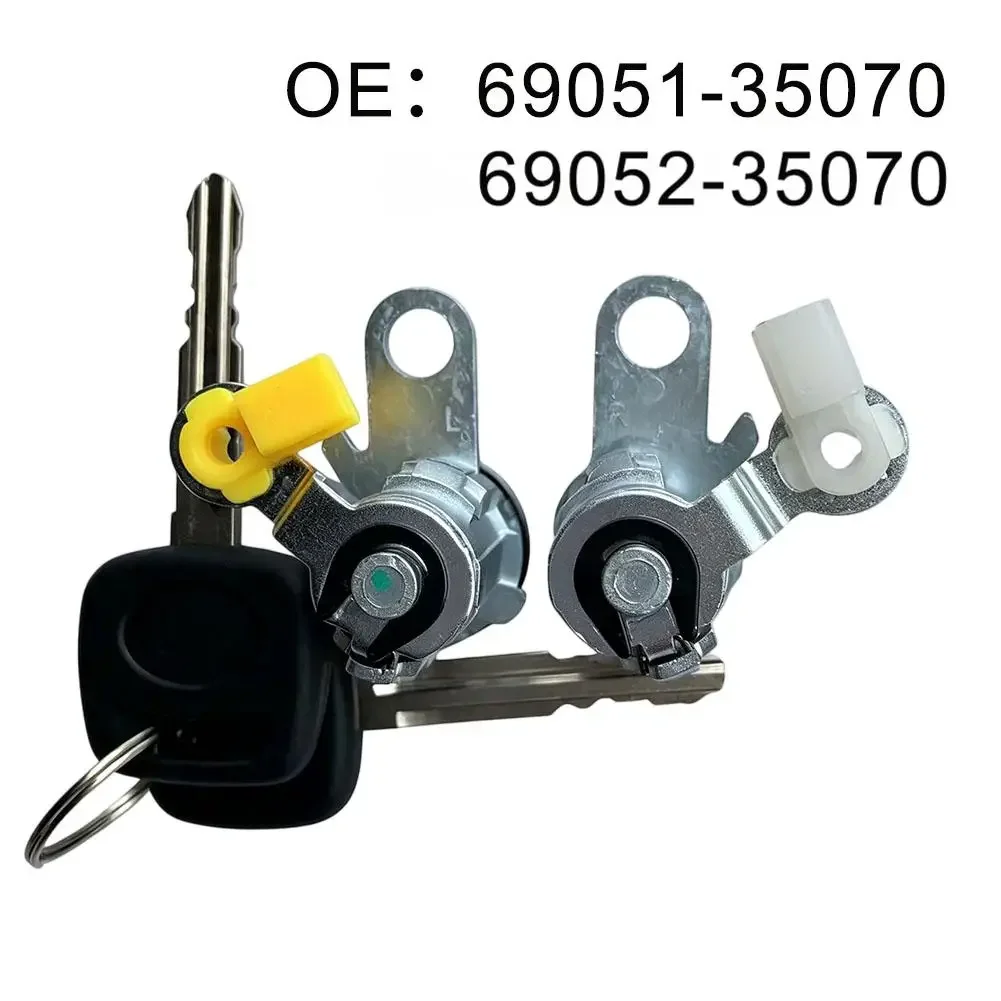 Door Lock Cylinder With 2 Keys For Toyota For Tacoma 1995-2004 Compatible With Factory Keyway And Tumbler Specifications