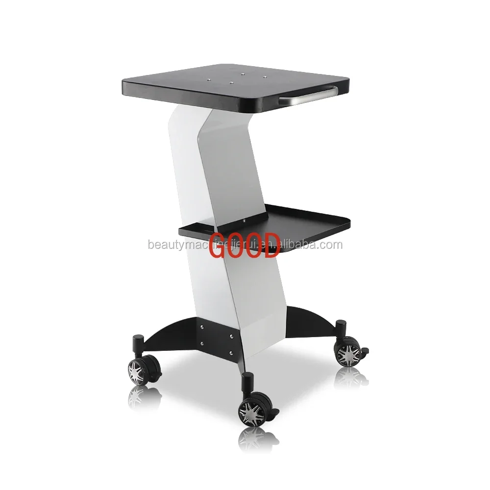 Carrello per macchina bellezza con supporto da tavolo per