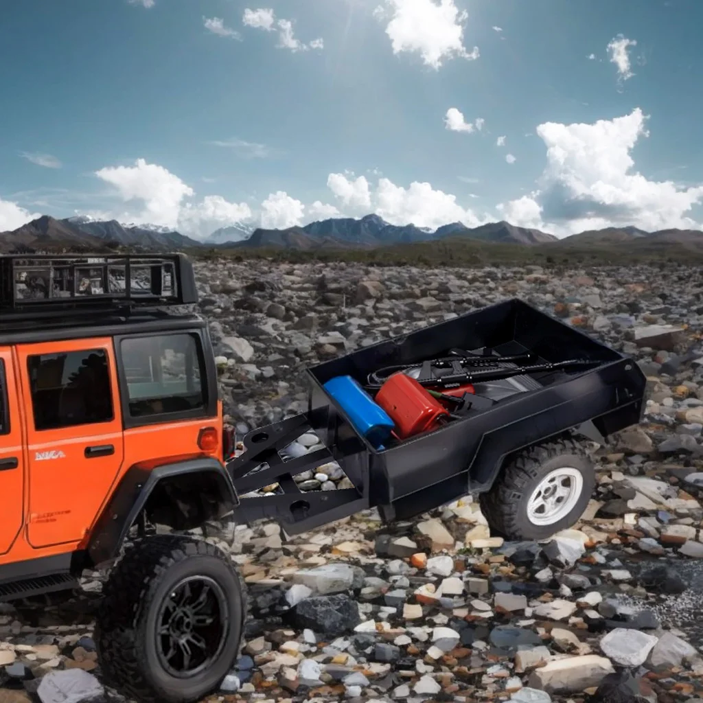 Austarhobby peças de decoração de carro rc, pá de tambor de óleo, decoração compatível com scx10 axail d90 rc crawler car