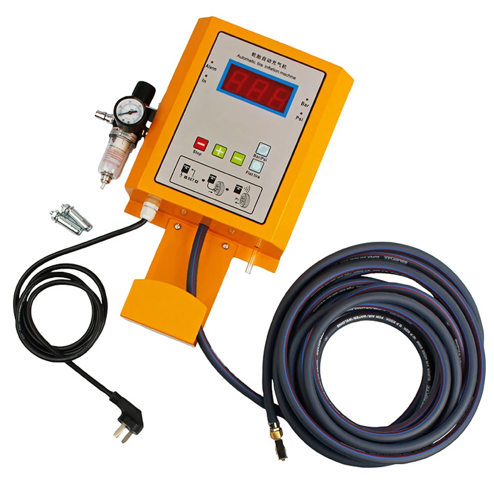 Fully Automatic Wall-Mounted Car Tire Shop Air Pump Tire Digital Display Air Filling Machine Air Filling Machine