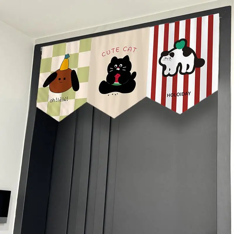 Cartoon Door Curtai…