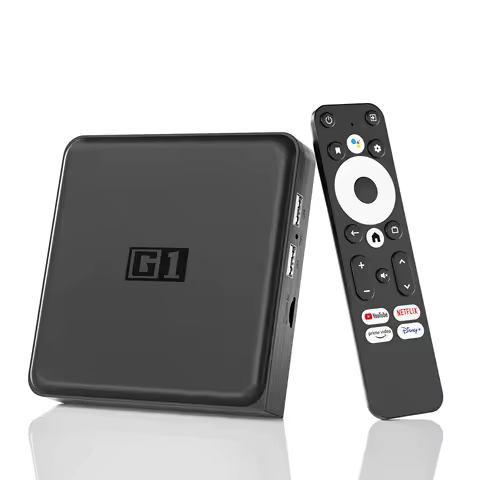 Set Top Box Google Netflix Certified Android 14 Smart TV Box Dolby Vision 4K HDR AV1 4G 32G WIFI6 Google Assistant Set-top Box