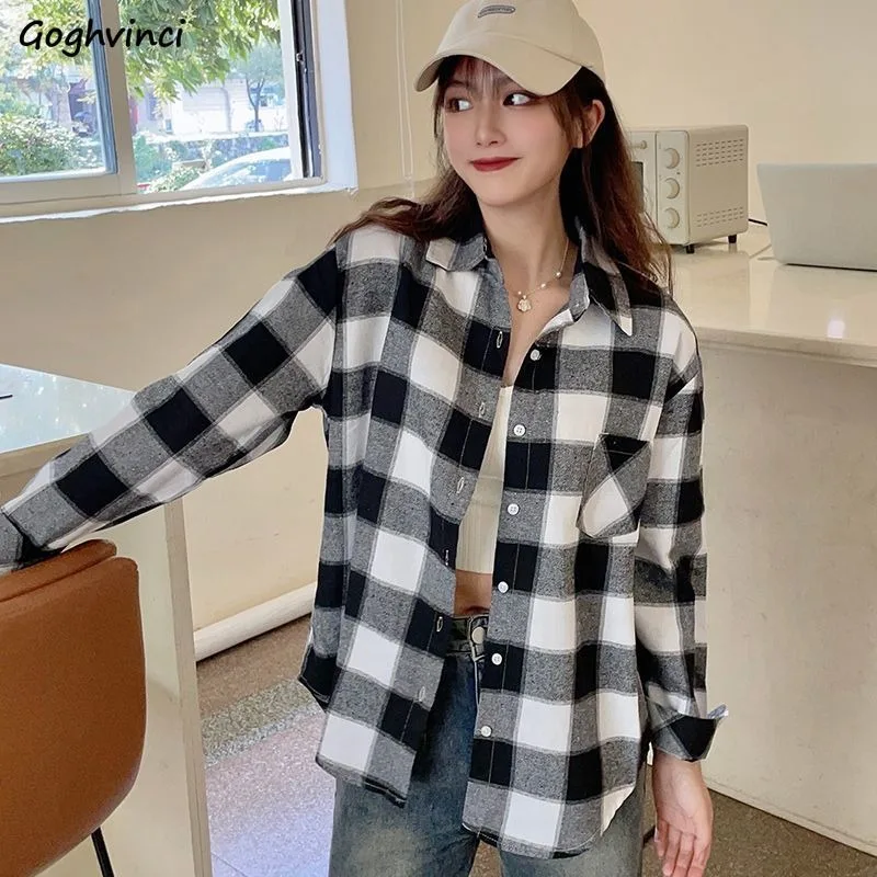 

M-3XL Shirts Women Ulzzang Loose Lapel Autumn Literary Streetwear Unisex All-match Harajuku Daily Tops Students Gentle Leisure