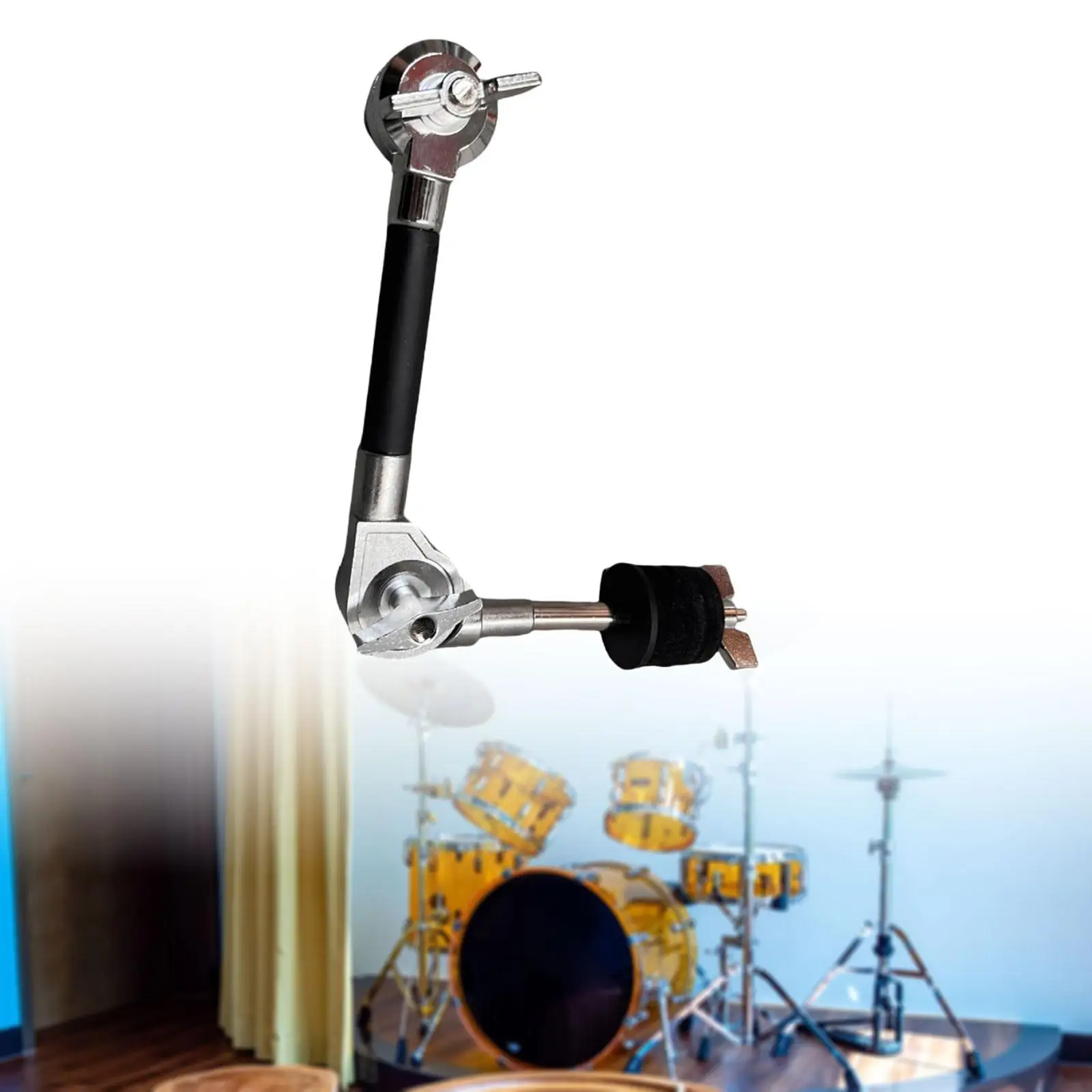 

Cymbal Locking Clamp Metal Accessories Adjustable Drum Cymbal Mounting Clamp