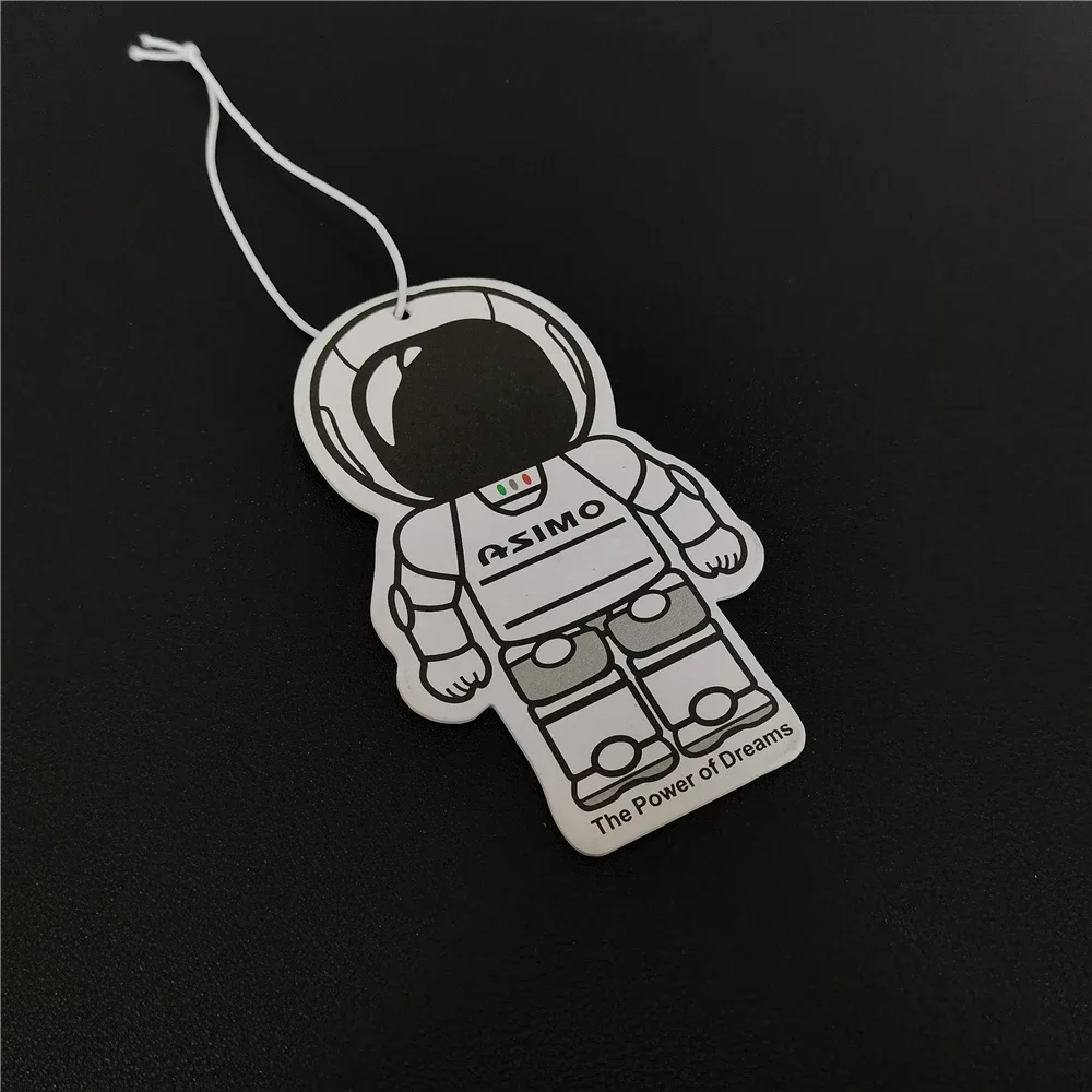 أحدث معطّر الهواء للسيارة JDM اليابان روبوت معلق مرآة الرؤية الخلفية نكهة العطور لملعقة موغن الصلبة ورقة JDM الملحقات