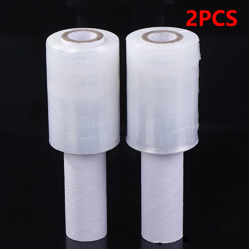 Vulnerable2 Pcs Durable Mini Hand Stretch Wrap - Industrial Grade Shrink Film For Seamless Moving, Furniture Protection