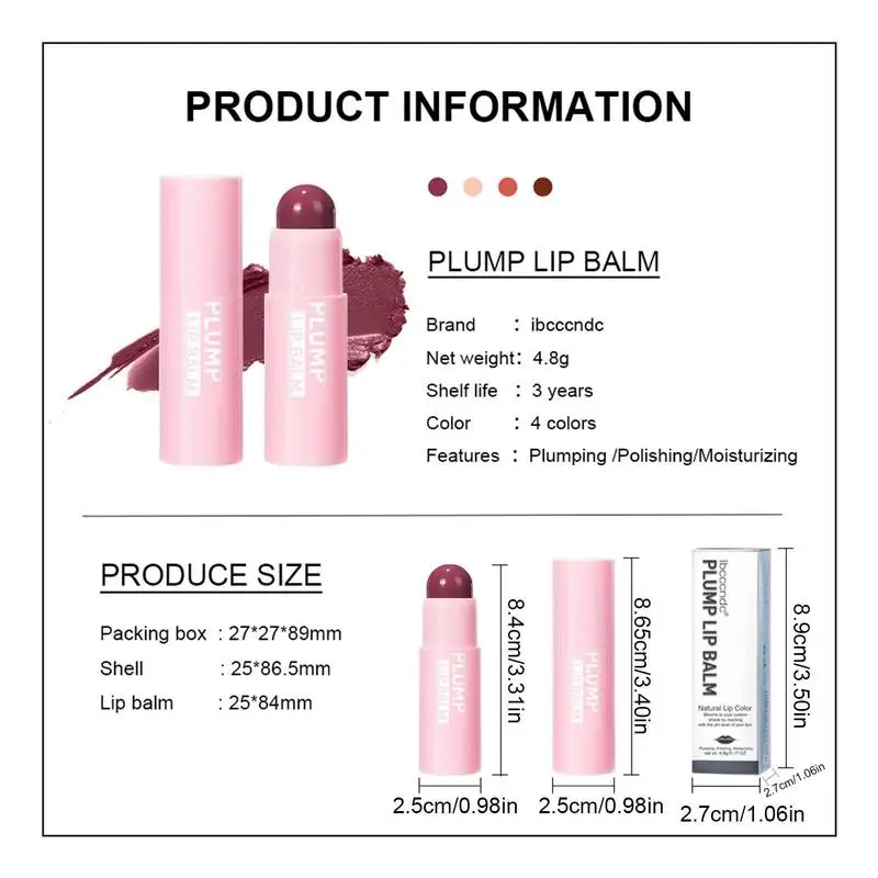 Plumping Lip Gloss 4 colori Lip Plumper Makeup Set Kit Waterproof Velvet Lip Gloss Set pigmentato Lip Makeup Gift Long-Lasting