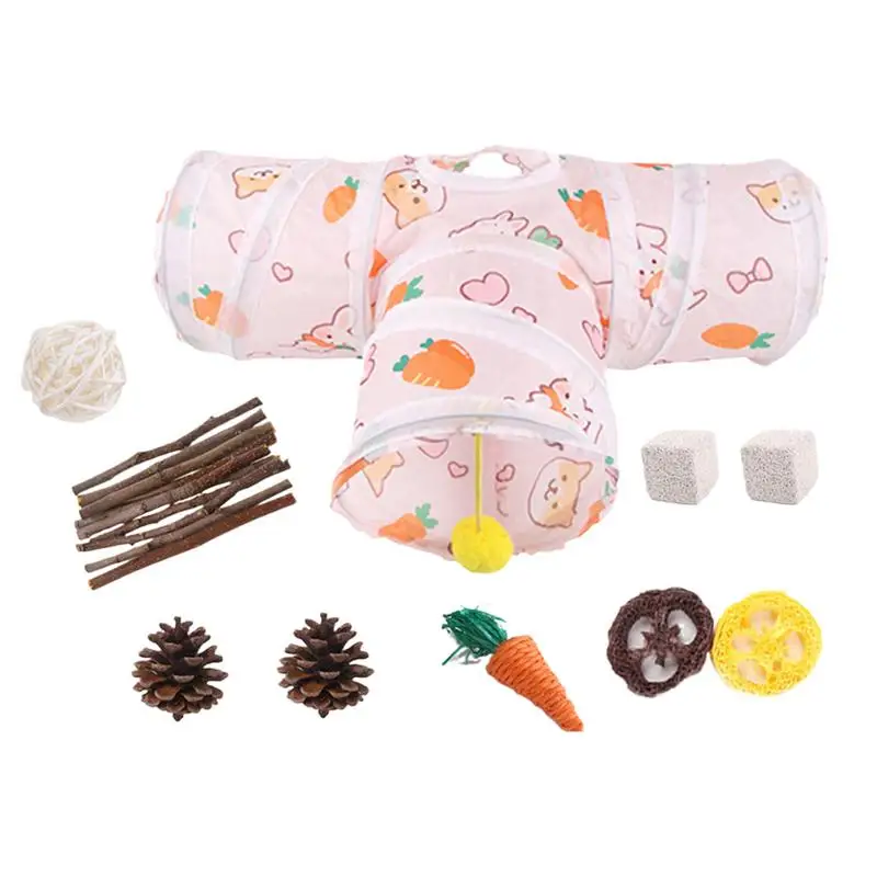 

Hamster Cage Tubes Hamster Accessories For Cages Habitat Playground With Interactive Balls For Indoor Play Dig Climbing