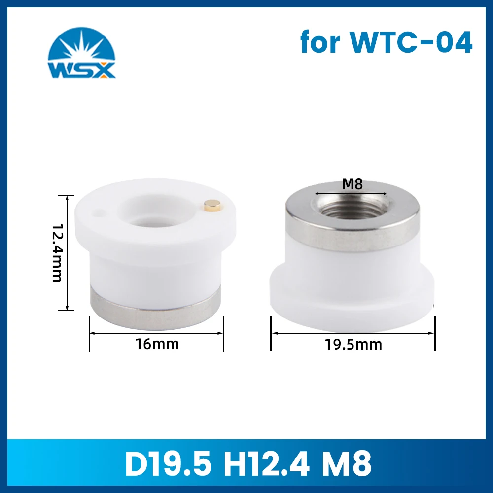 WSX Laser Keramik D28 M11 M20 D41 M11 Laserdüsenhalter für WTC-04/08/11 Mini ND18 Laserschneidkopf – Detail 2