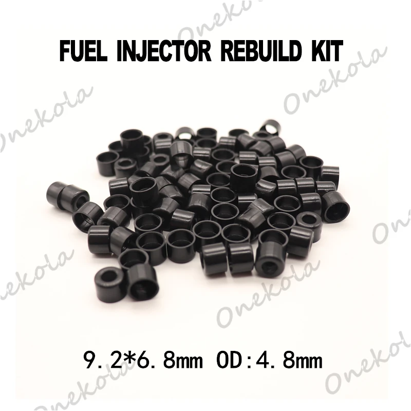 Free shipping 500 pieces 9.2*6.8mm whole sale fuel injector repair kits plastic parts pintle cap For Toyota Lexus Japanese car