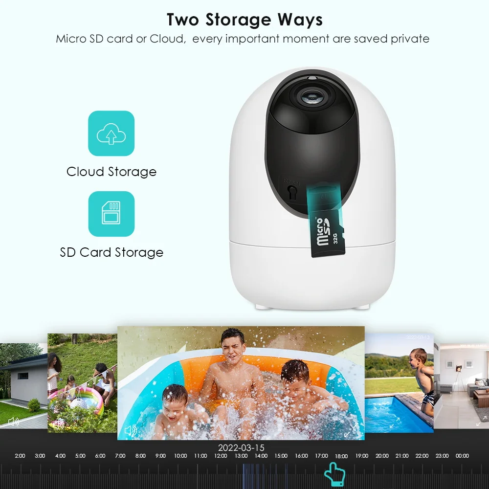 

Приложение iCsee, полноцветная беспроводная PTZ IP-купольная камера, 3 МП, 1296P, AI, обнаружение гуманоидов, домашняя безопасность, CCTV, домофон, радионяня