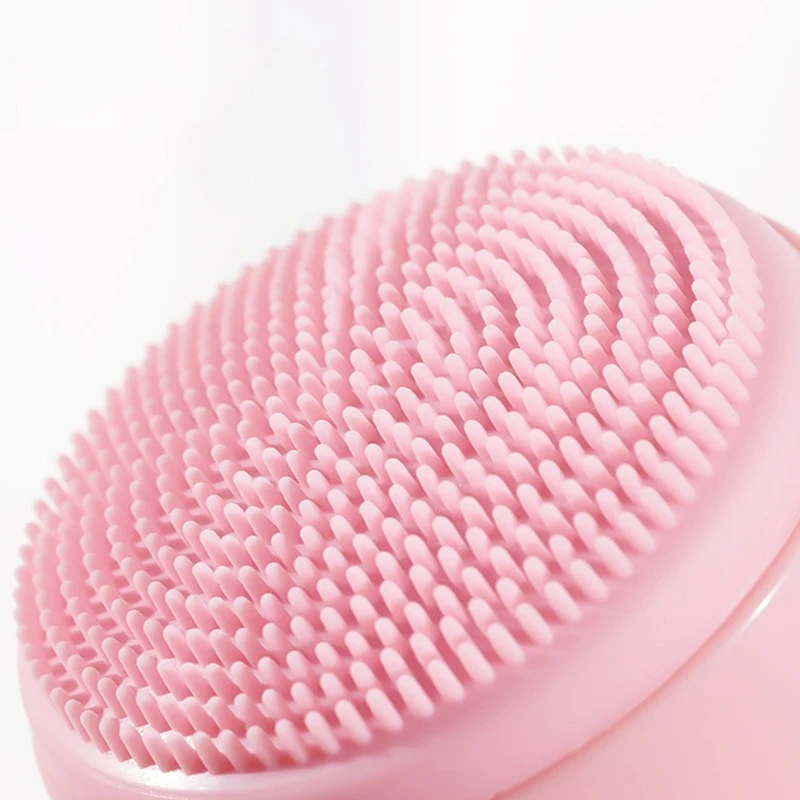 Silica Gel Facial Brush Double Sided Facial Cleanser Blackhead Removing Product Pore Cleaner Exfoliating Facial Brush Face Brush