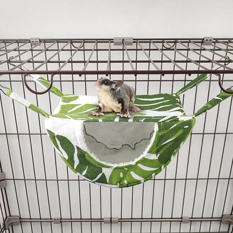 Ferret Hammock for Cage Small Sleeping Bag for Small Pets Small Animal Bed Cage for Chinchilla Parrot Sugar Glider Ferrets