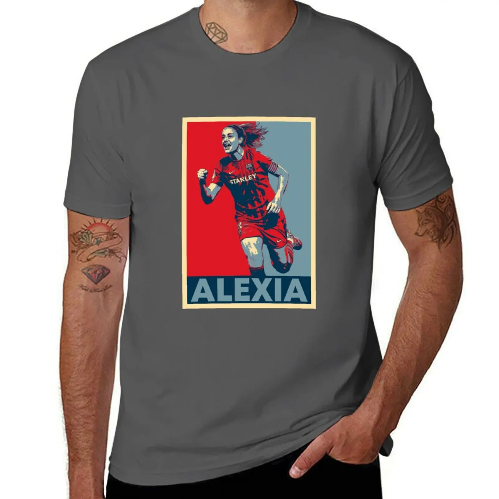 

Alexia Putellas Celebration Hope T-Shirt Casual Basic Short Sleeve T-Shirt