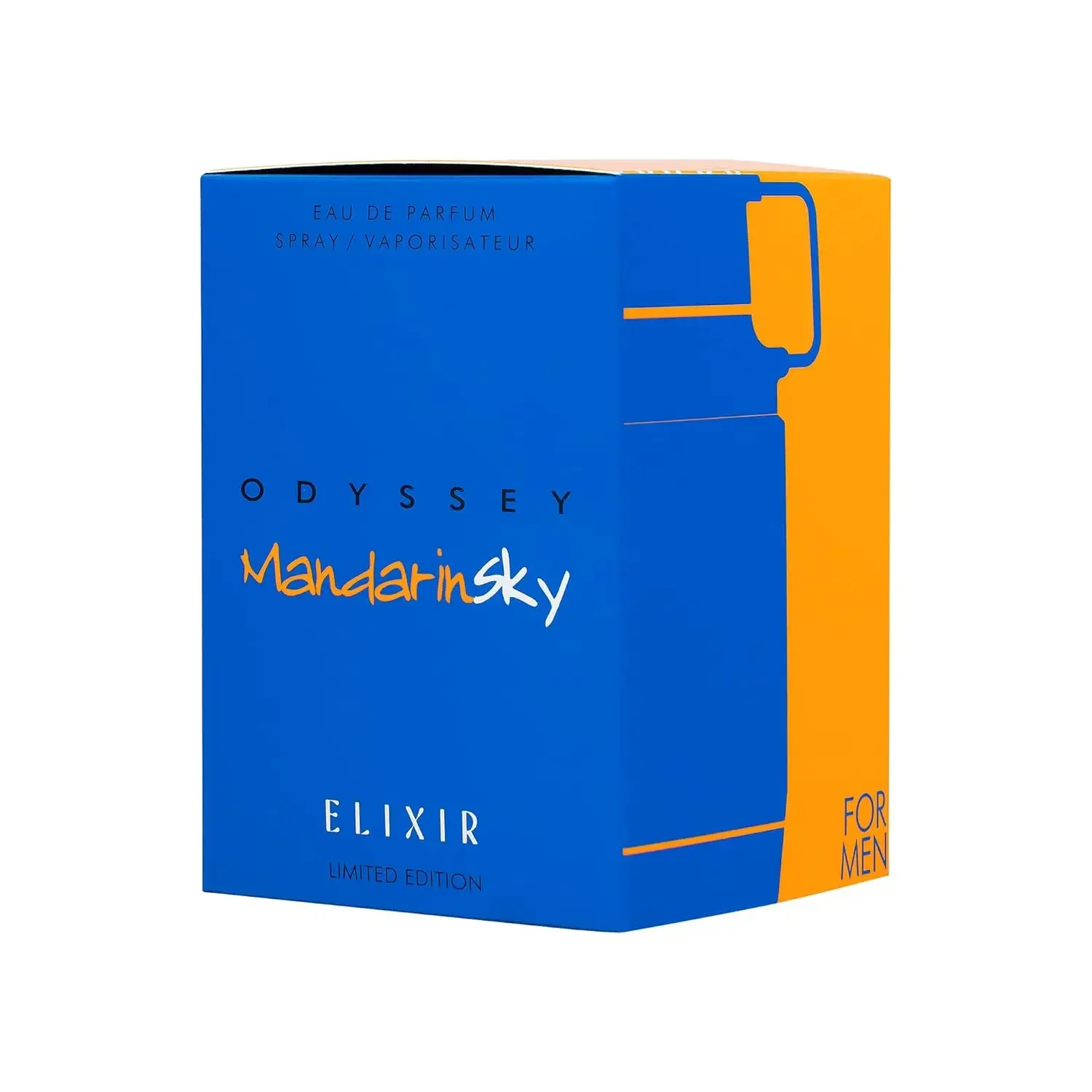 Armaf Odyssey Mandarin Sky Elixir EDP 3.4oz - عطر الحمضيات الطازجة العنبر طويل الأمد للجنسين، هدية عيد الميلاد والعطلات