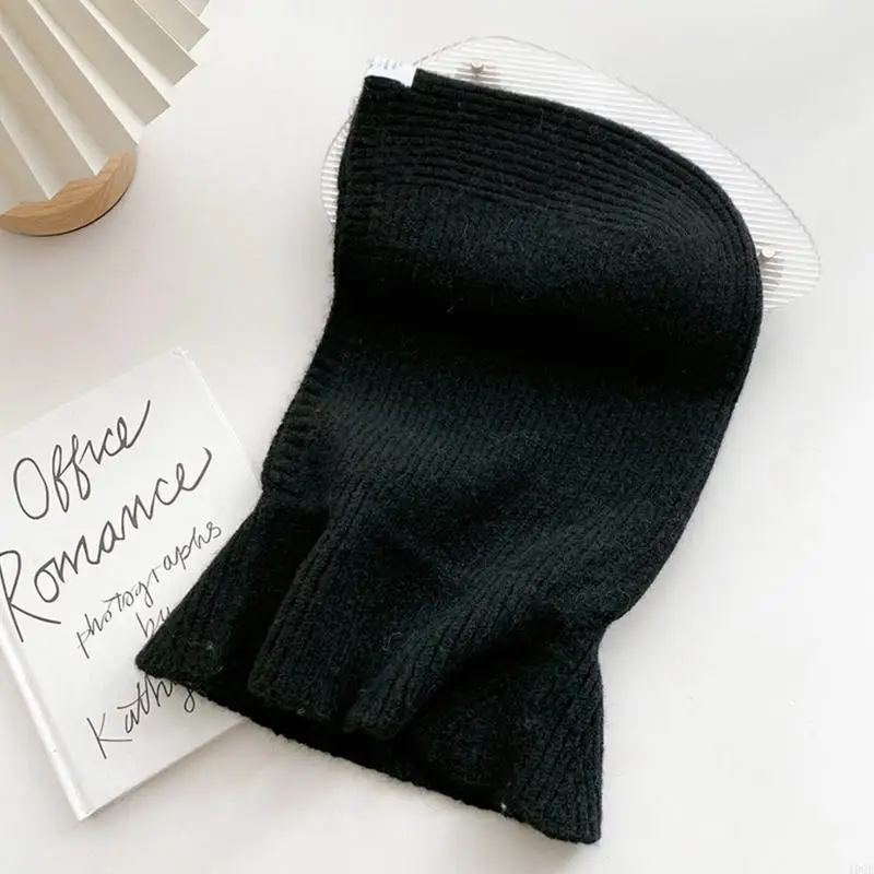 قبعة مقنعين مقنعين الرقبة دفئا قبعة وشاح مجموعة قطعة واحدة الكروشيه لوشاح الرأس