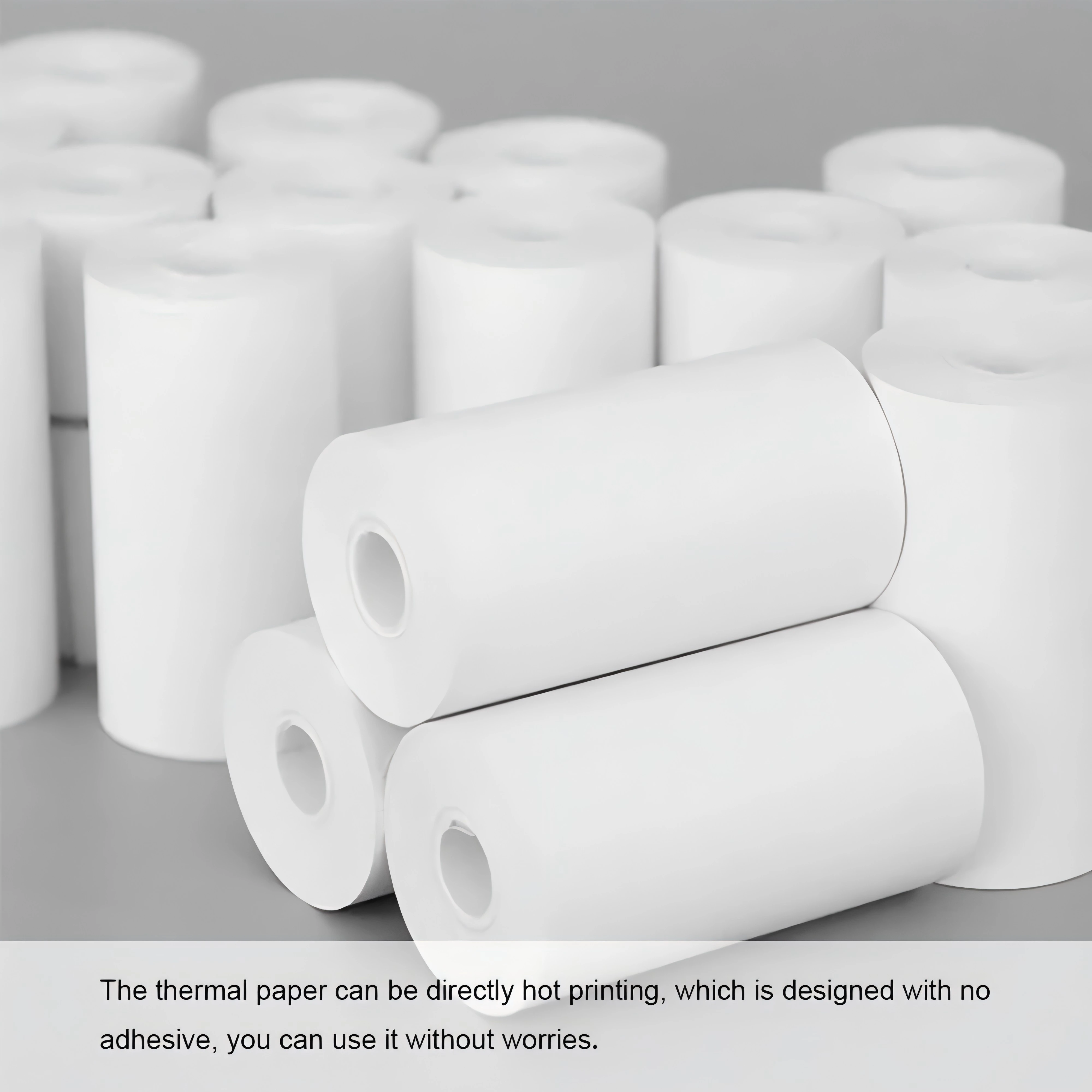 5/10 Rollen Instant-Kamera-Nachfüllpapier für Kinder, Kernloser Thermodruck für 57 mm tragbare Registrierkassen, mobiler Drucker – Detail 8