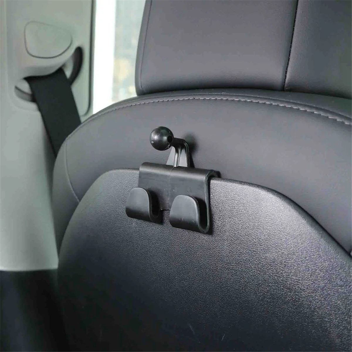 For Tesla Model Y 3 Rear Seat Phone Holder Mount, Simple Installation Smooth Edges Rotatable Double Sided Stretchable