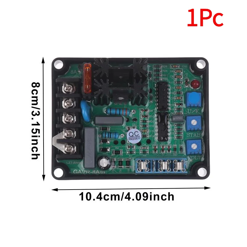 1Pc AVR Brushless Generator Automatic Voltage Regulator Universal Generator Stabilizer Module GAVR-8A 12A 15A 20A