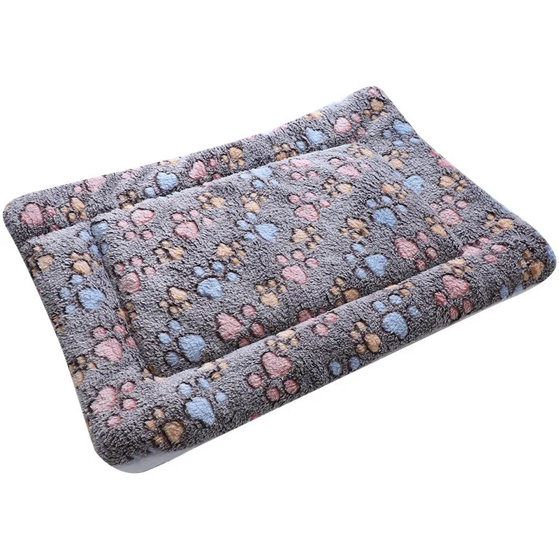 Soft Flannel Pet Mat dog Bed Winter Thicken Warm Cat Dog Blanket puppy Sleeping Cover Towel cushion for small Medium large dogs