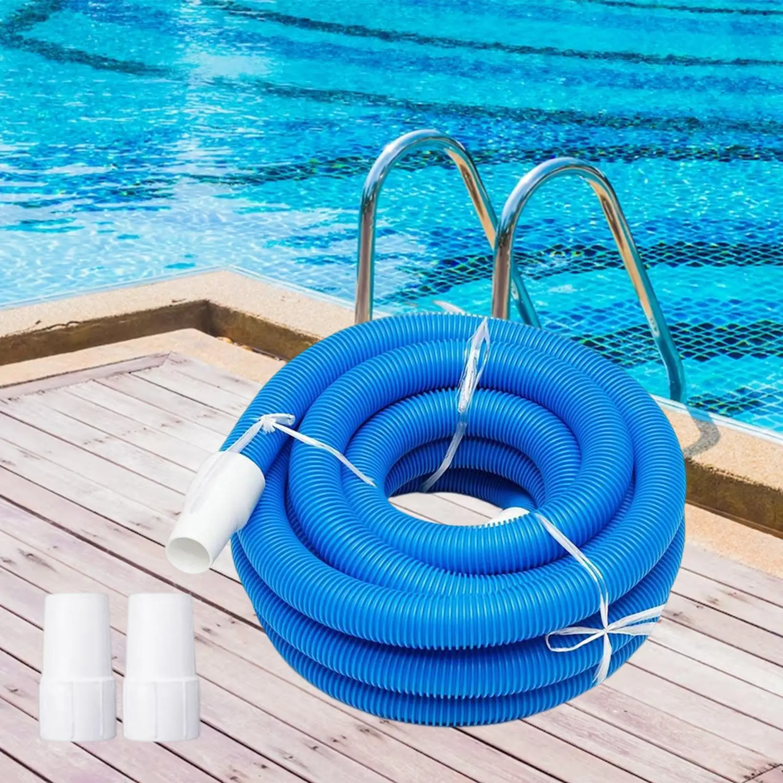 Ground Pool Vacuum Hose Replacement Swimming Pool Hose for in Ground Pool 29.52ft Swimming Pools Cleaning Pipe Replacement Hose