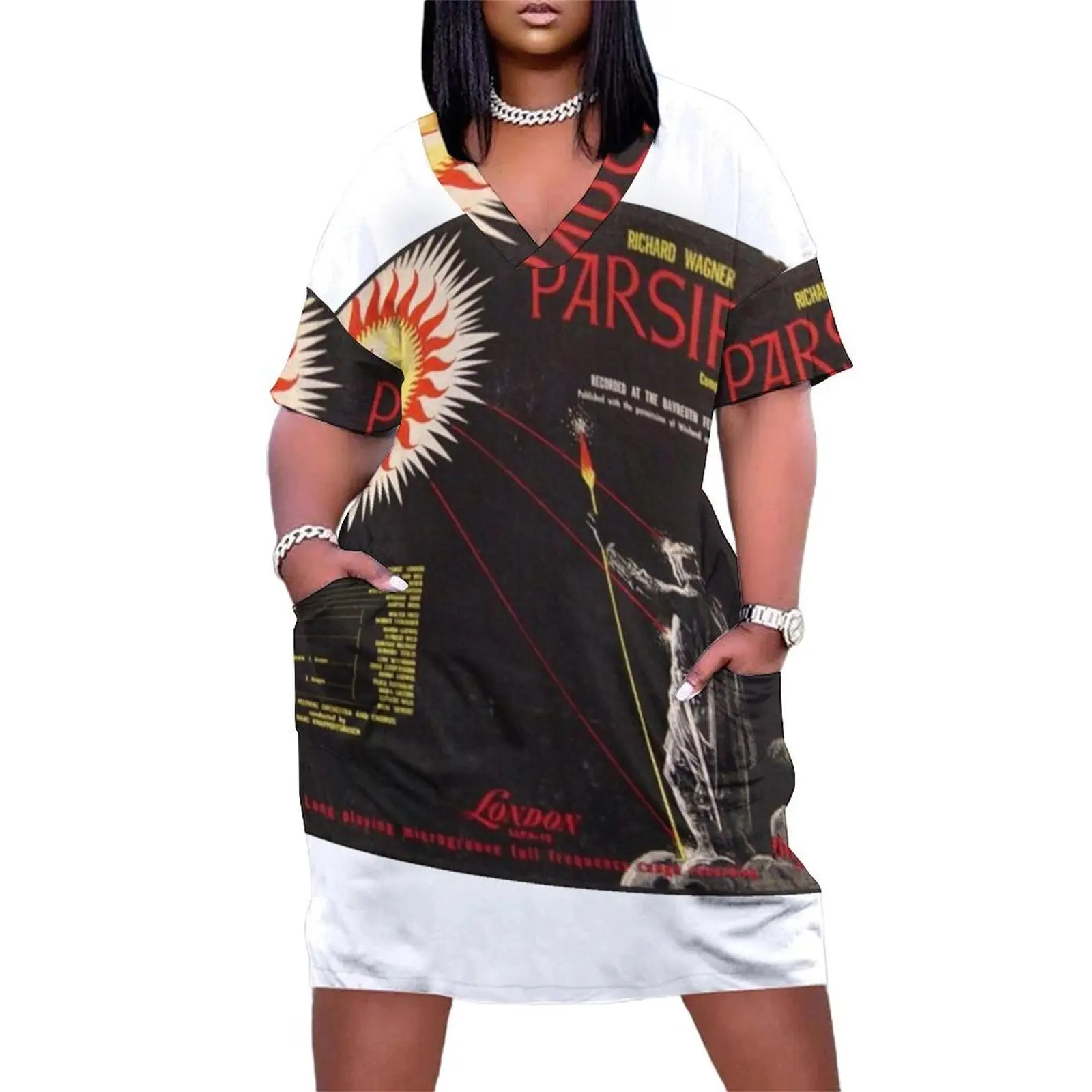 

Parsifal, Richard Wagner lp Loose Pocket Dress Long dress party dresses woman