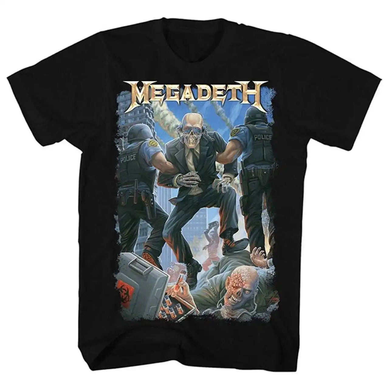 Megadeth Heavy Metal Rock Casual T-Shirt Men's and Women's Luxury Band Brand Top 2026
