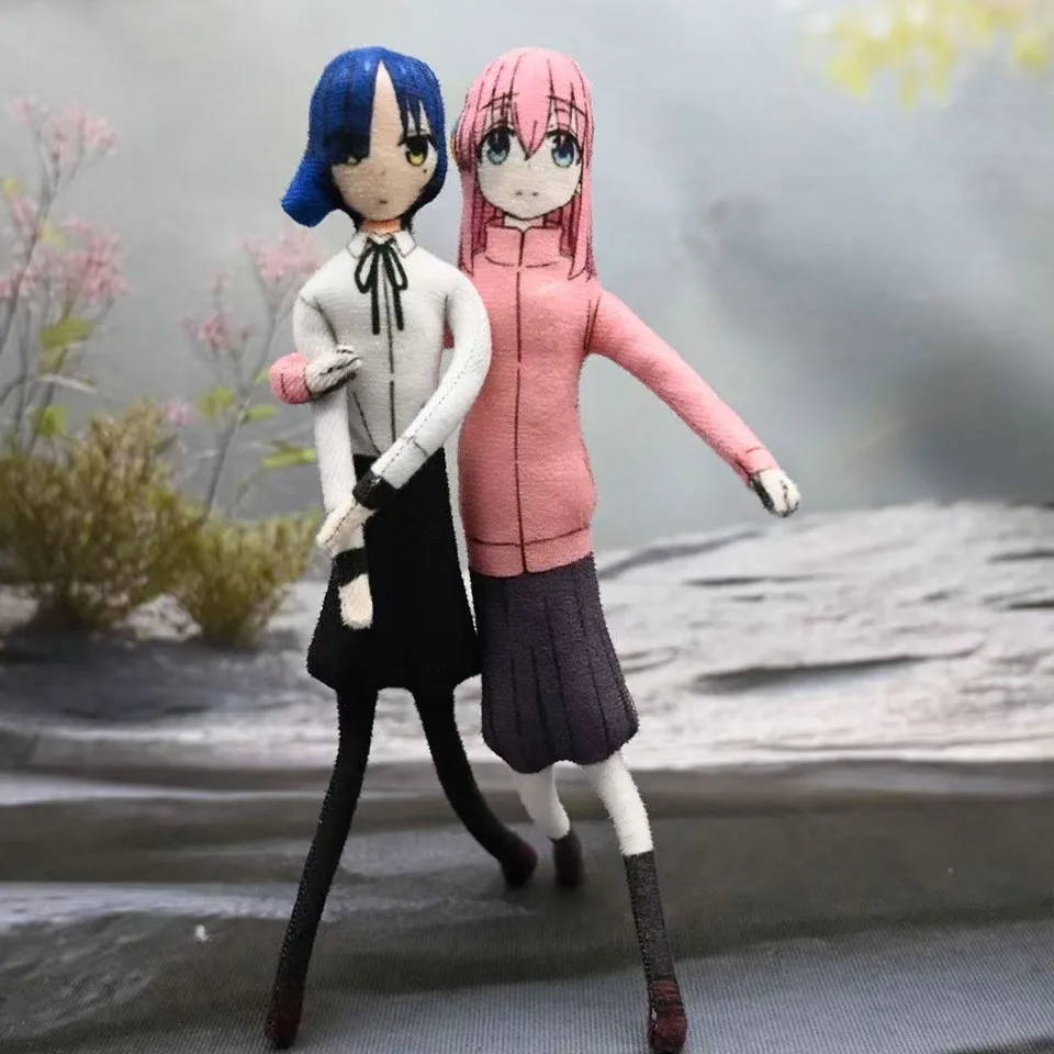 

Anime BOCCHI THE ROCK Cosplay Kita Ikuyo Doll Gotoh Hitori Yamada Ryo Ijichi Nijika Twistable Funny Shape Decoration Gift