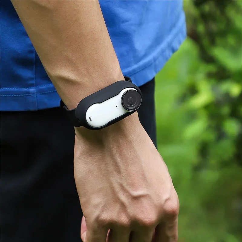 Camera Strap Silicone Protective Cover For Insta360 GO 3 GO 3S Multifunctional Wristband Backpack Stripe Camera GO 3 Accessories
