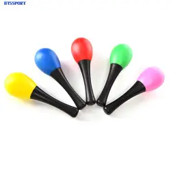 1Pc Sand Hammer Maraca Rattle Shaker Kids Musical Instruments Baby Sound Music Toy Random Color