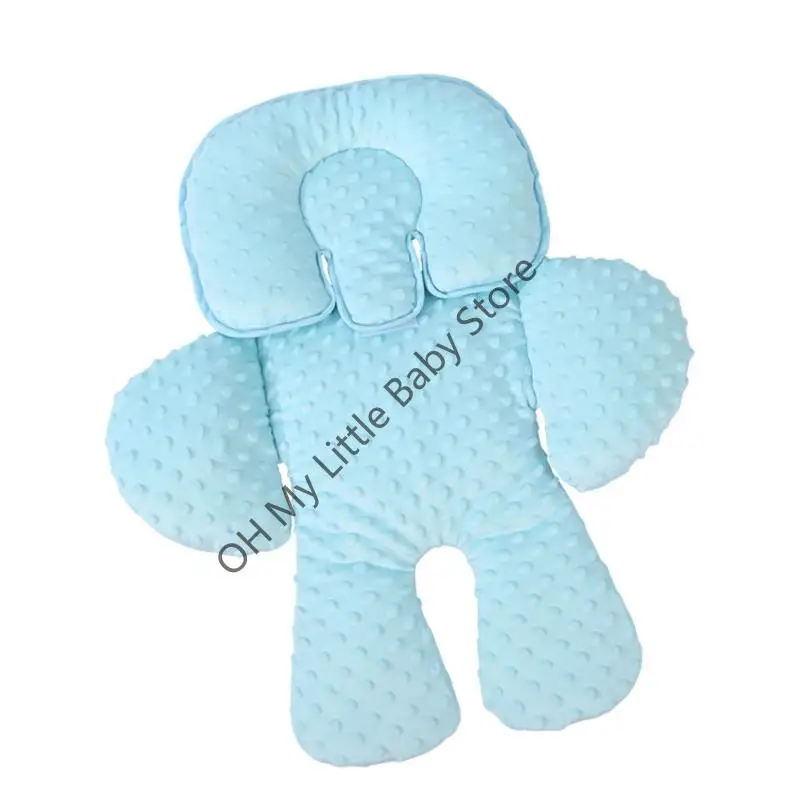 M76C وسادة مقعد سيارة للأطفال مطابقة الألوان لحديثي الولادة تضمن الراحة والأمان في عربات الأطفال والمقاعد الحارسة