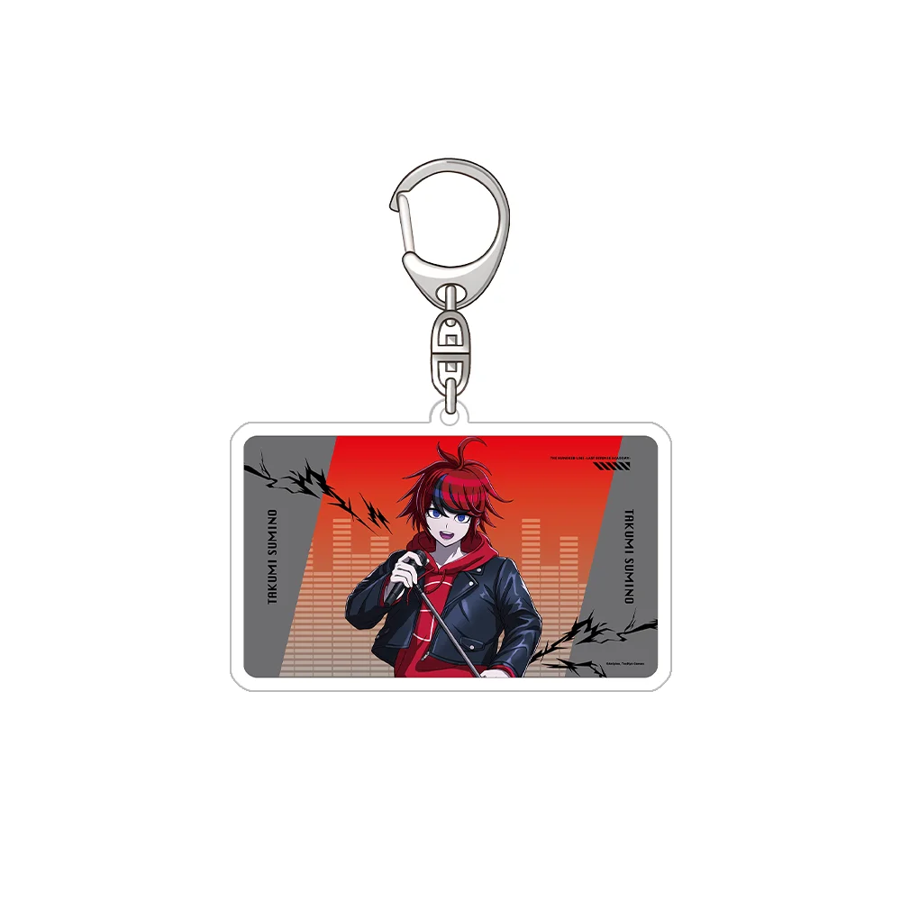 The Hundred Line: Last Defense Academy Takumi Sumino Darumi Ameimiya Eito Aotsuki Official HD Acrylic Keychain Bag pendant Gifts