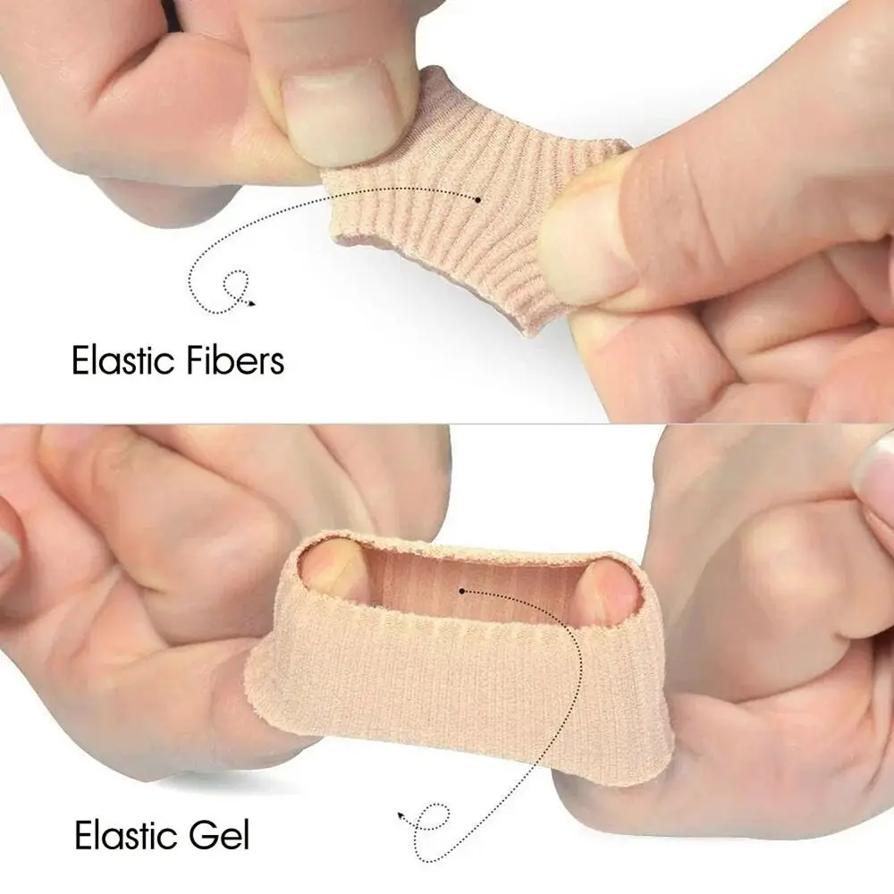 1Pcs New 15cm Toe Gel Tube Silicone Fabric Tube Sleeve Soft Pads Insoles Finger Protector Cover Foot Care Pedicure