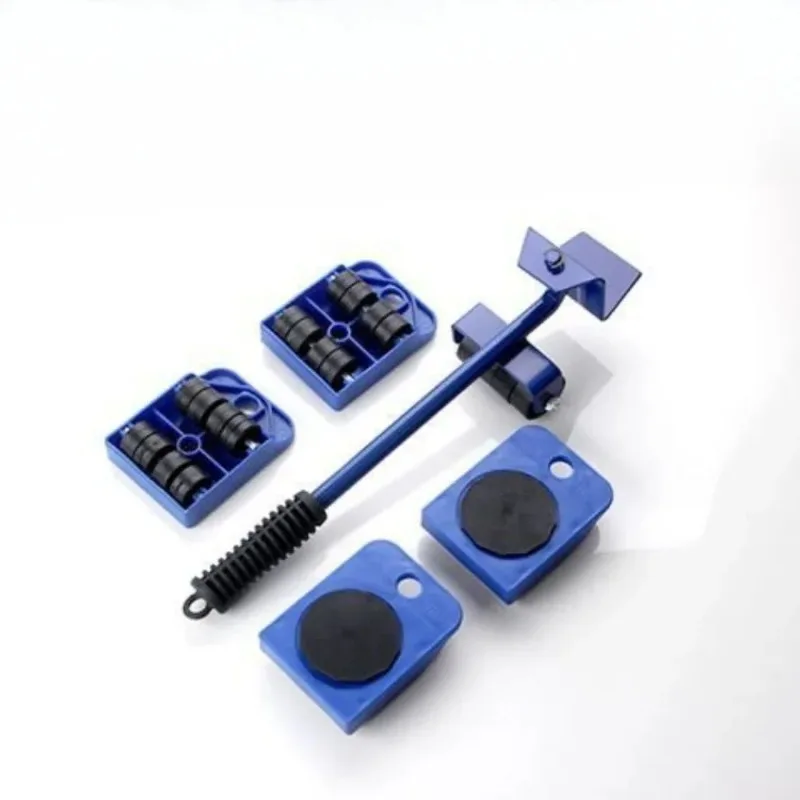 Popular 5Pcs/Set Heavy Duty Furniture Lifter Mover Roller Wheel Bar Moving Device Lifting Helper Furniture Moving Transport Tool
