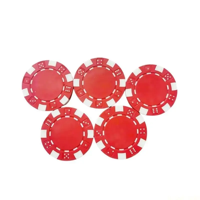 M5TC 25Pcs Casinos Chip Counting Counters Chip for Game Play Learning