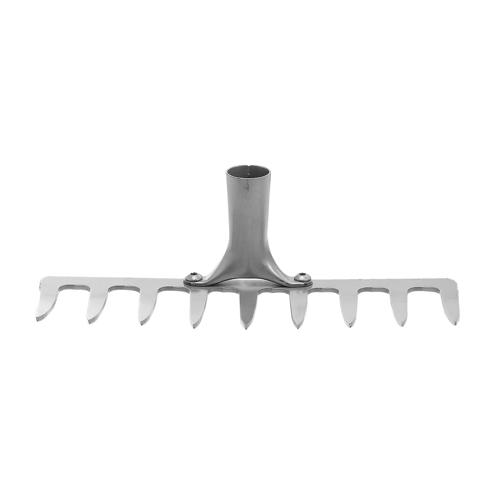 

1Pcs Robust Garden Rake Iron Farm Implement Perfect for Grass Removing and Garden Cleaning Multi Functional Gardening Tool