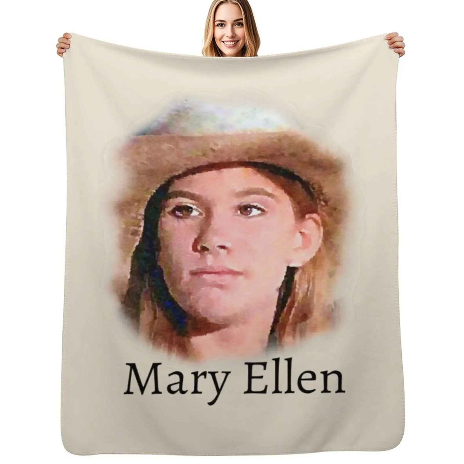 Mary Ellen Walton Throw Blanket Soft Warm Blanket Gift for Grandparents