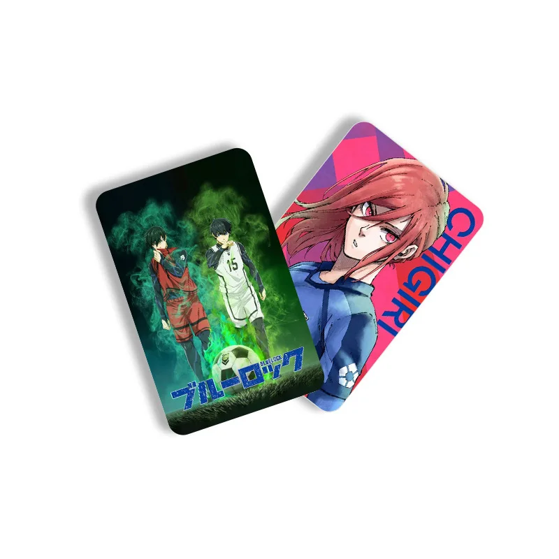 60 قطعة شخصيات أنيمي الأزرق قفل Isagi Yoichi Bachira Chigiri صور بطاقات LOMO بطاقة Photocard لمحبي جمع هدية