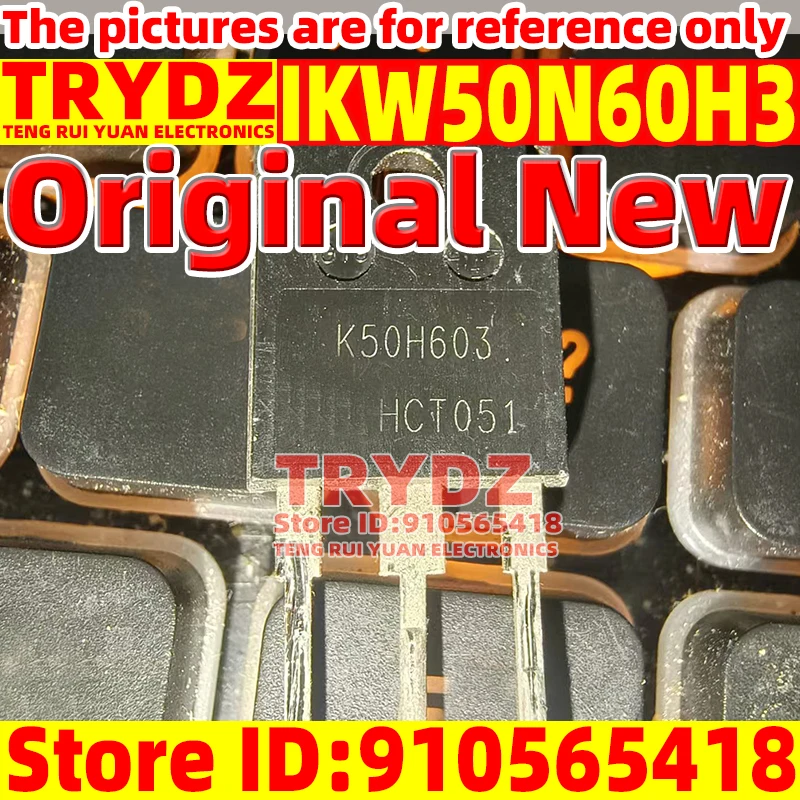 5-1pcs Original New IKW50N60H3 K50H603 TO-247 For frequency converter inverter IGBT tube 50A650V