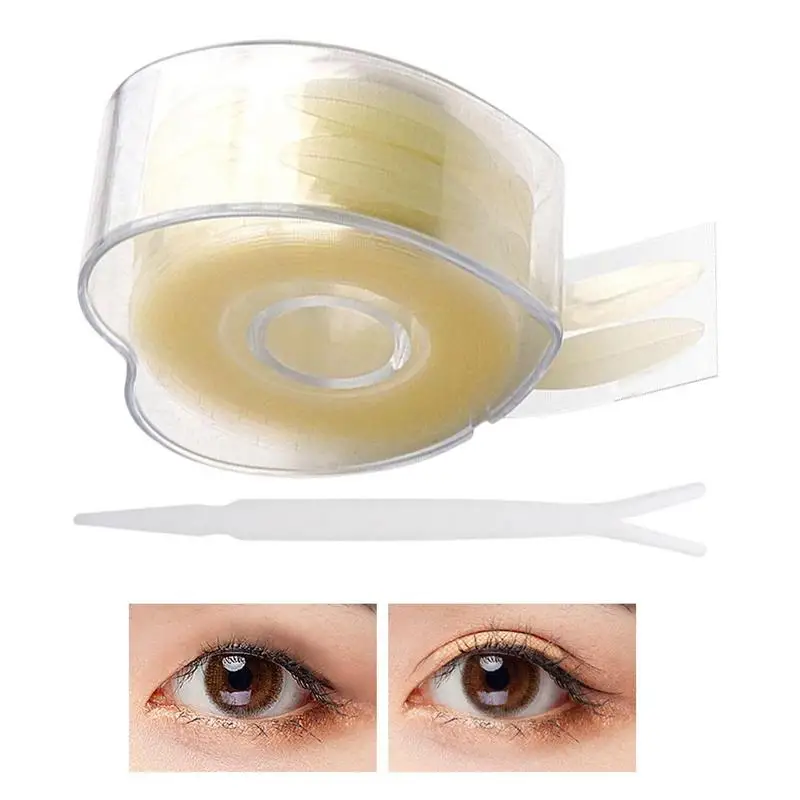 600Pcs Eye Lift Strips Dubbele Ooglid Tape Ooglid Streep Grote Ogen Onzichtbare Dubbele Vouw Ooglid Sticker Make Tool Accessoires