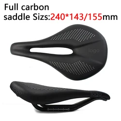 Power Full Carbon Saddle Road MTB Mountain Bike Bicycle saddle for Cycling Saddle Trail Comfort Races Seat Power Saddle 143/155