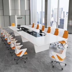 Paint, simple, modern, large and small, negotiate training, tables and chairs, combination of fashionable office furniture