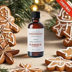 Yander C032 Gingerbread Christmas Essential Oil Gourmand Candle Oil For Scented Candle Making Home Fragrance Aroma Oil