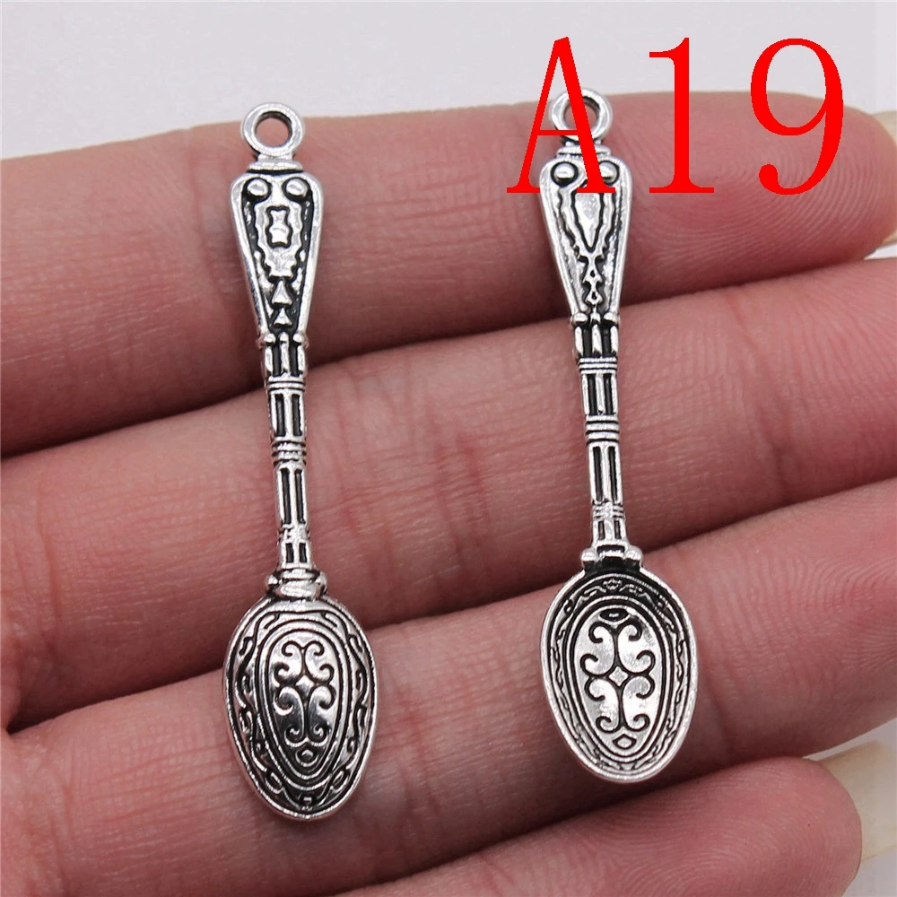 Fork Spoon Charms Car Accessories Diy Jewelry Pendants