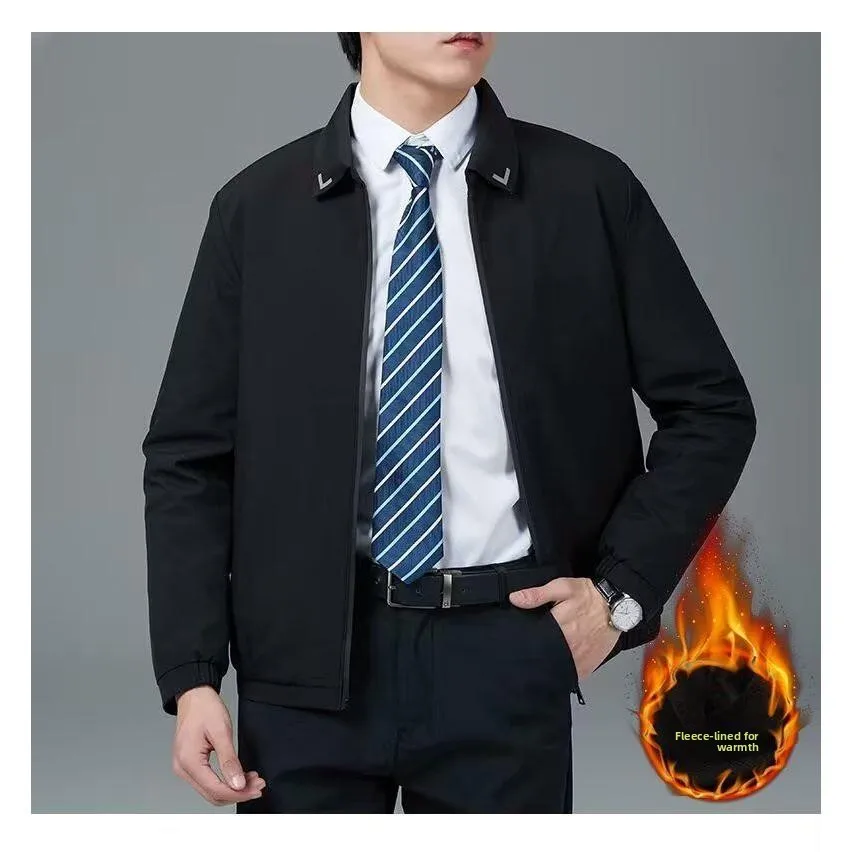 

Loose Men's Jaet 2024 Autumn Spring Street Sle Harajuku Trendy Outerwear Polyester Fiber Long Sve Zipper Closure Casua...