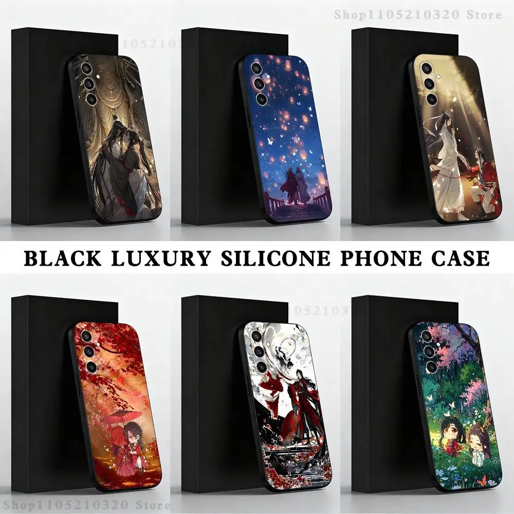 

Tian Guan Ci Fu Credit Phone Case For Samsung S 25,24,23,22,30,21,10,9,Ultra,Plus,Lite,FE,4,5 G Black Soft Case
