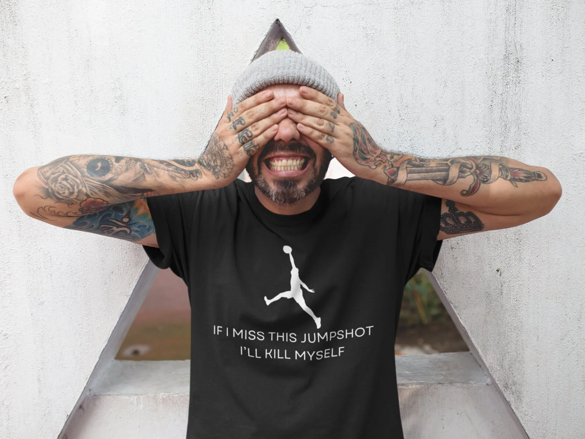 

If I Miss This Jumpshot I'Ll Kill Myself Funny And Edgy T Shirt For Basketball Enthusiasts Competitive Spirits